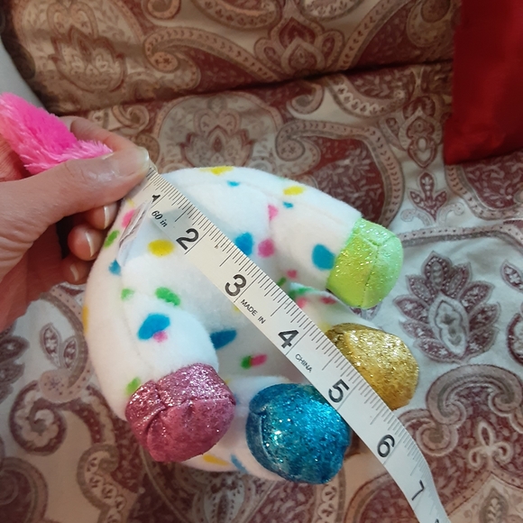 TY Beanie Valve HARMONIE the Speckled Unicorn Plush without Swing Tag. - Picture 13 of 17